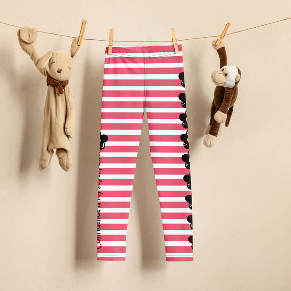 Gift Boldness – Superpower Stripes Kids Leggings - 7 - Leggings