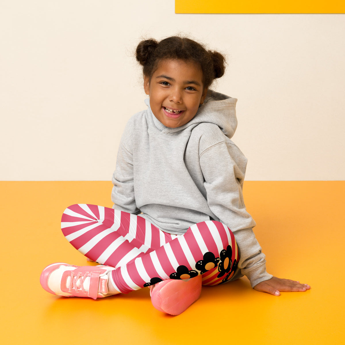 Gift Boldness – Superpower Stripes Kids Leggings - - Leggings