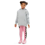 Gift Boldness – Superpower Stripes Kids Leggings - - Leggings