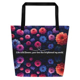 Whispers of Wildflowers - Nature's Radiance - - Tote Bags