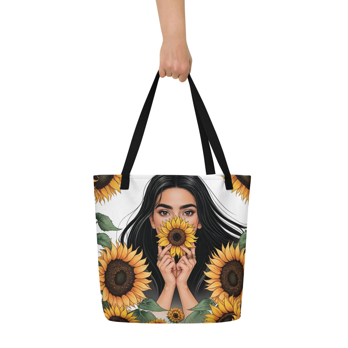 Sunflower Reflections - A Tote of Timeless Beauty - Default Title - Tote Bags