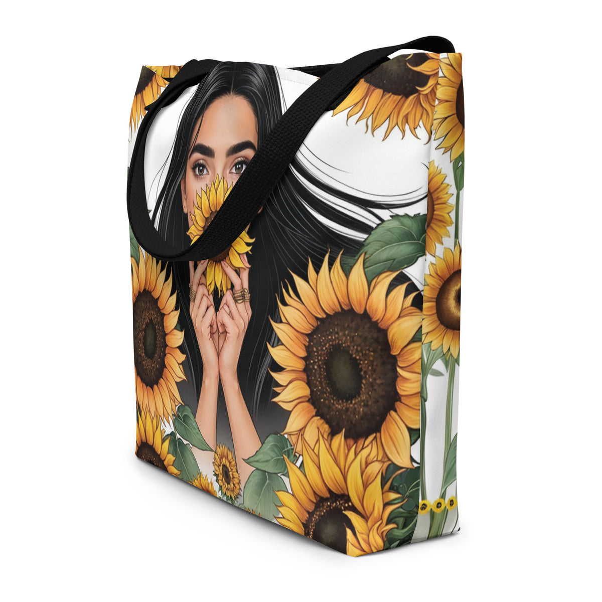 Sunflower Reflections - A Tote of Timeless Beauty - - Tote Bags