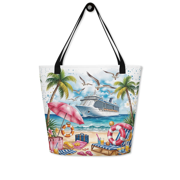 Vacation Vibes - Dreamy Beach Scenes on the Go - Default Title - Tote Bags