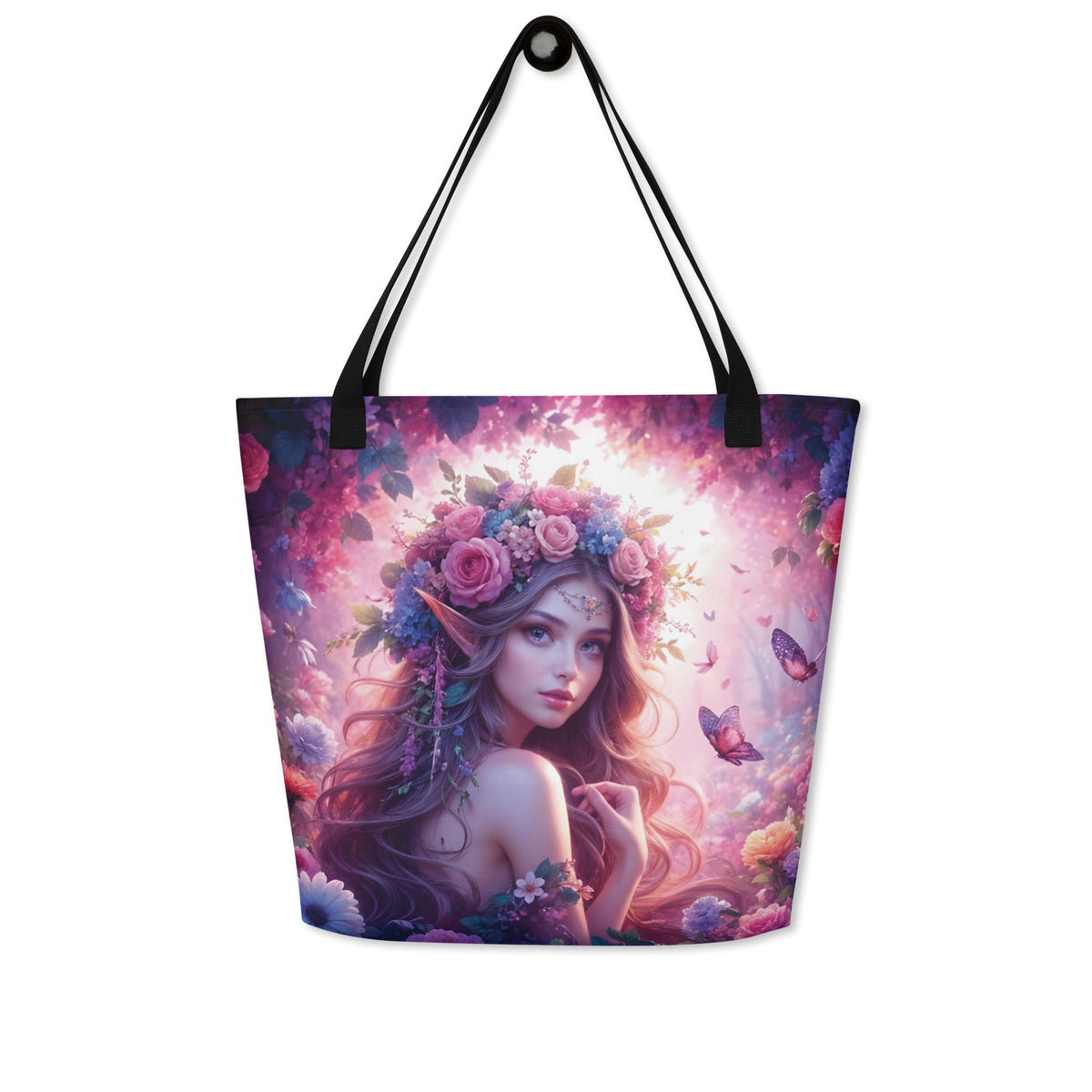 Whispers of Wildflowers - Nature's Radiance - - Tote Bags