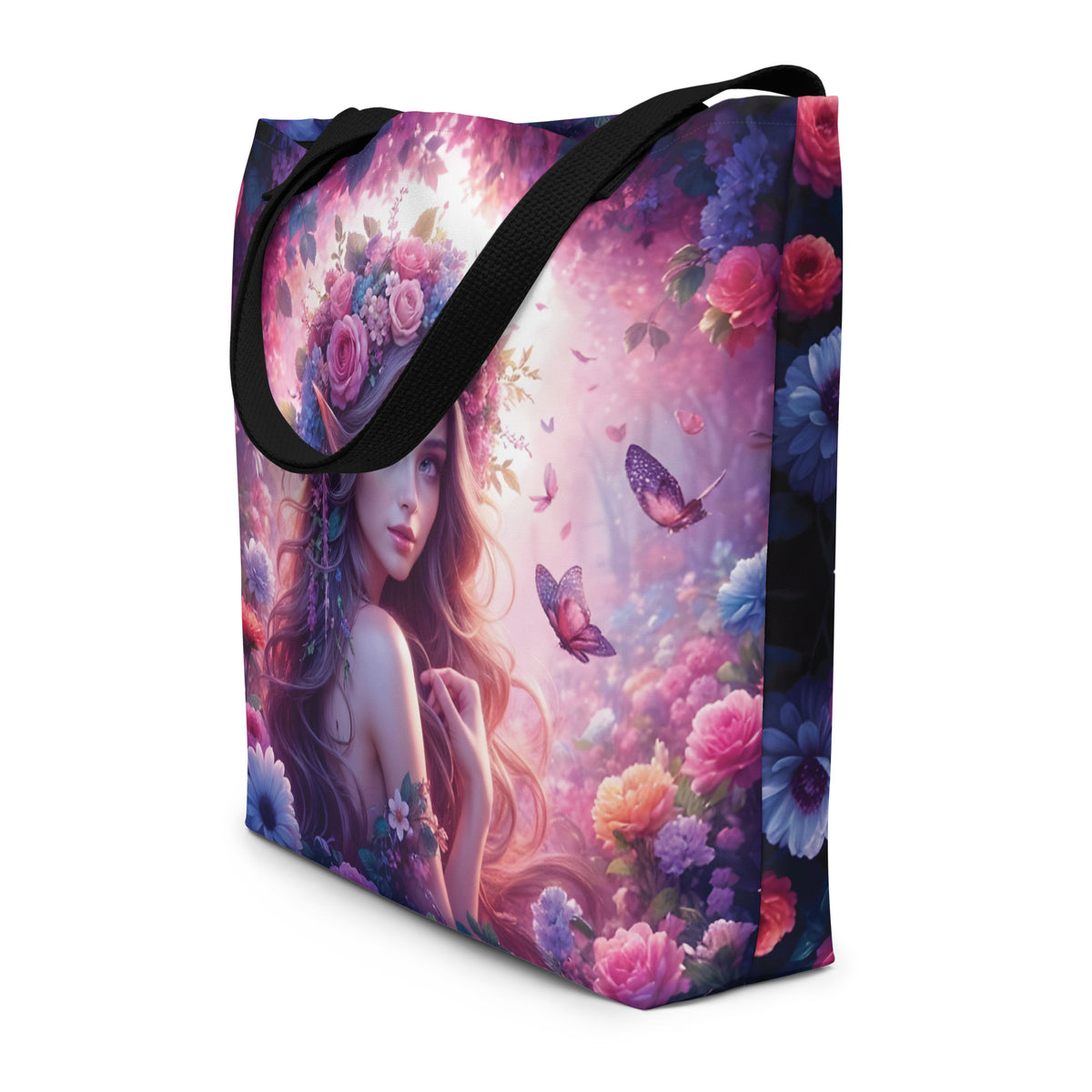 Whispers of Wildflowers - Nature's Radiance - - Tote Bags