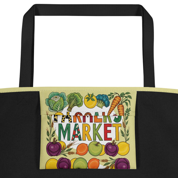 Fresh Finds - Local Farmer's Market Tote - - Tote Bags