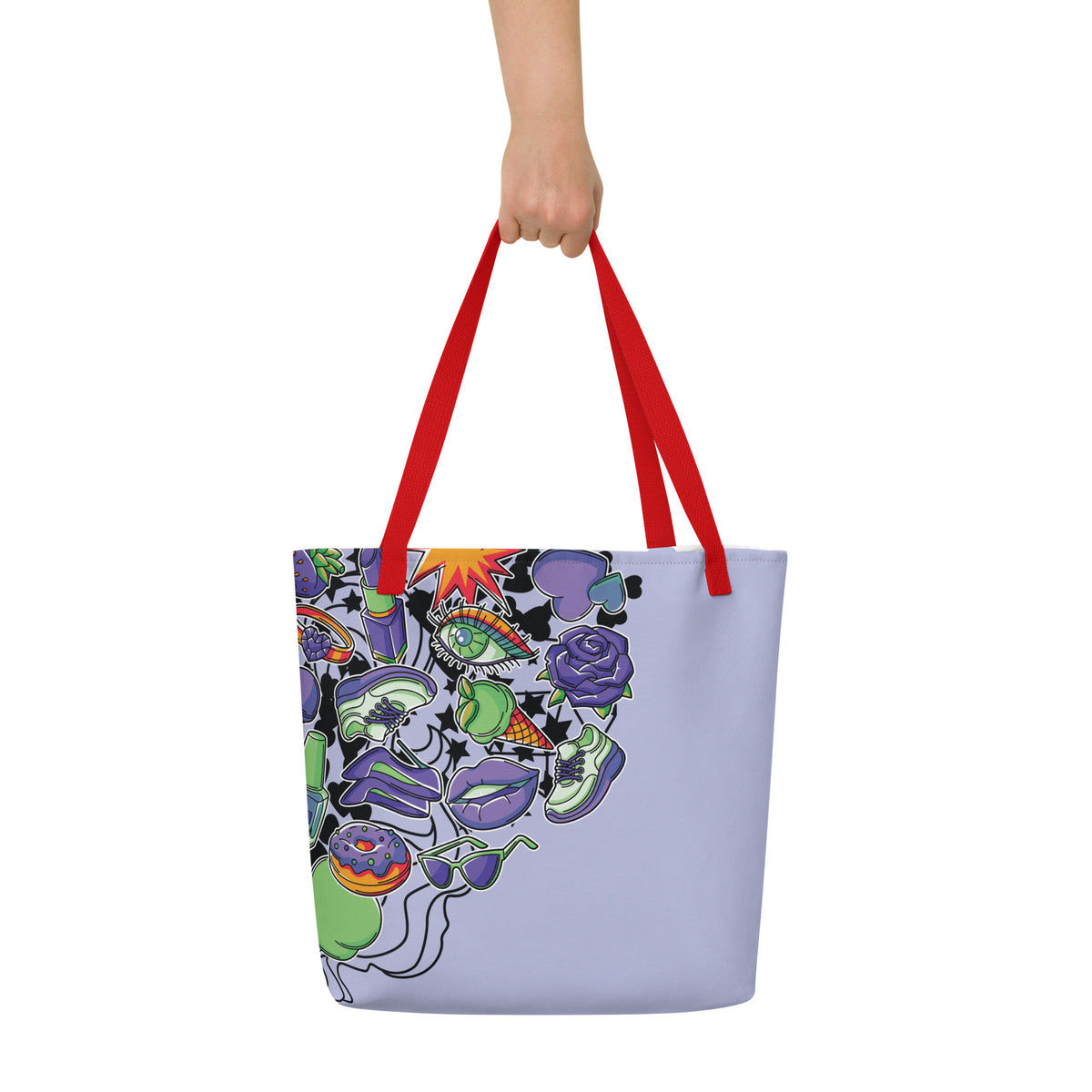 Frogs, Donuts, and More - Artistic Tote Bag Extravaganza - - Tote Bags