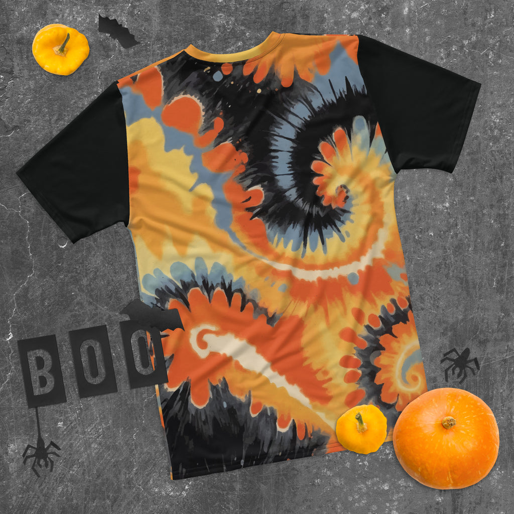 Volcanic Swirl - Bold Tie-Dye Men’s T-Shirt - - T-shirts