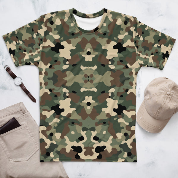 Rugged Elegance - The Essential Camo Tee - - T-shirts