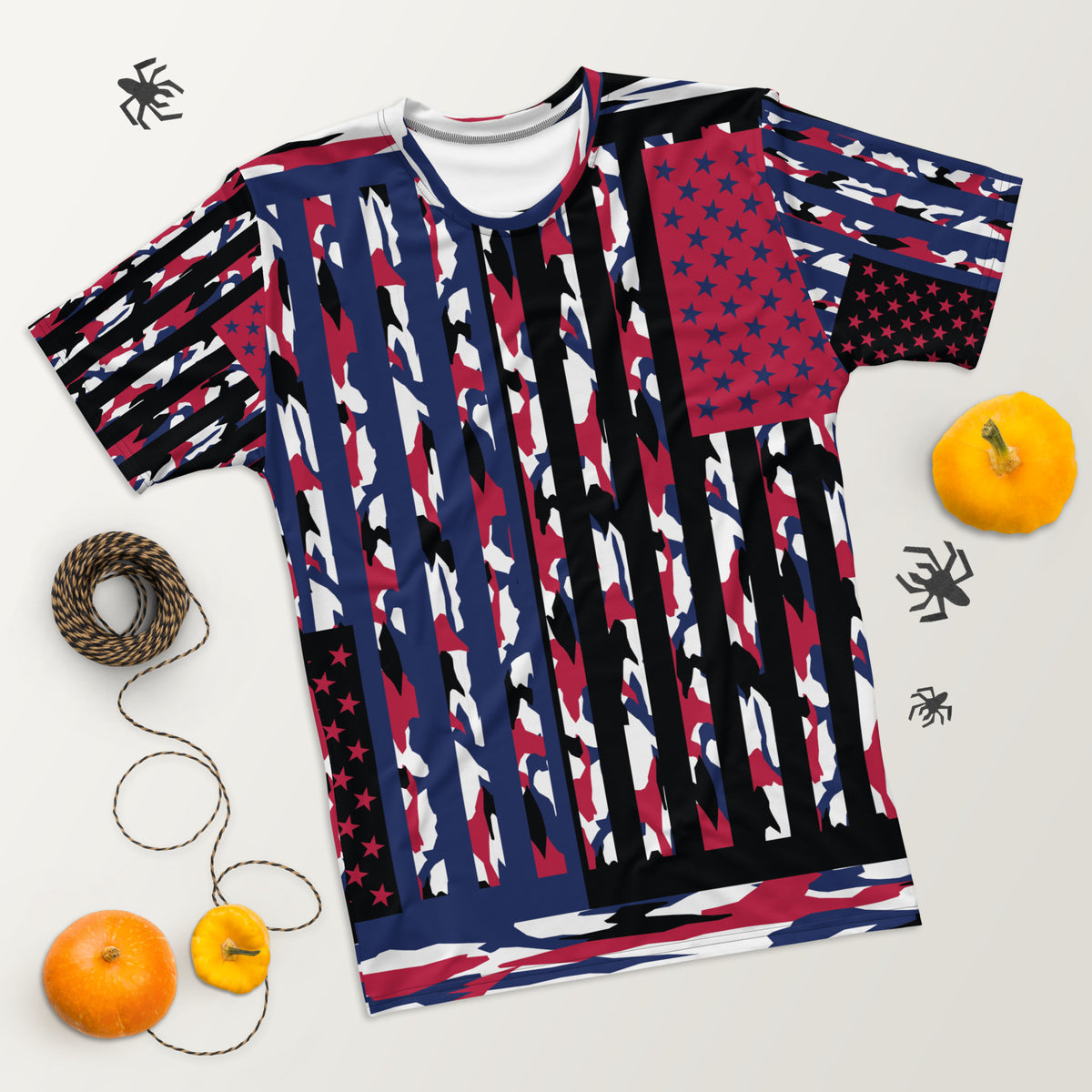 Stars & Stripes Reimagined - Modern Camo Tee - - T-shirts