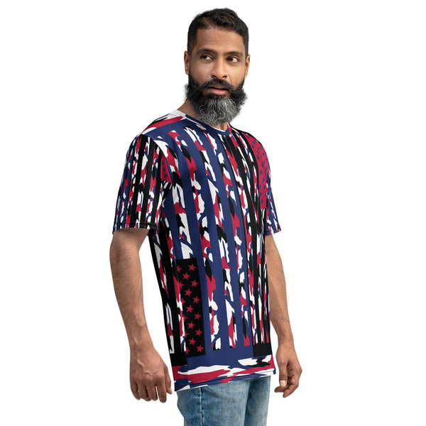 Stars & Stripes Reimagined - Modern Camo Tee - - T-shirts