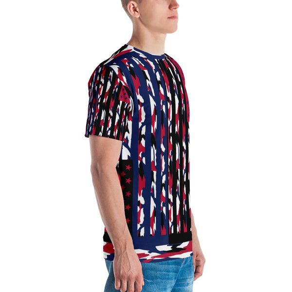 Stars & Stripes Reimagined - Modern Camo Tee - - T-shirts