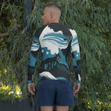 Born to Make a Splash – Men’s All-Over Swim Shirt - - Long Sleeve Shirt