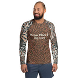 Swim Free, Love Deep – Men’s All-Over Swim Shirt - - Long Sleeve Shirt