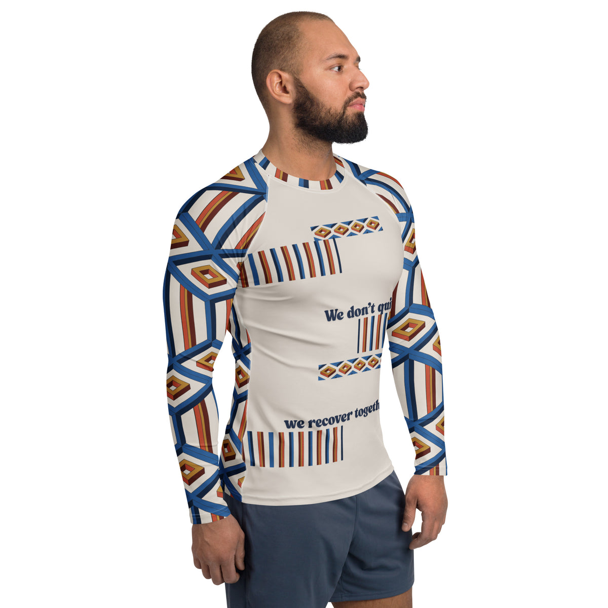 Gift of Strength – Men’s All-Over Rash Guard - - Long Sleeves T-shirts