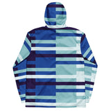 Wearable Art - Geometric Windbreaker for Men - - Zip-Up Hoodies