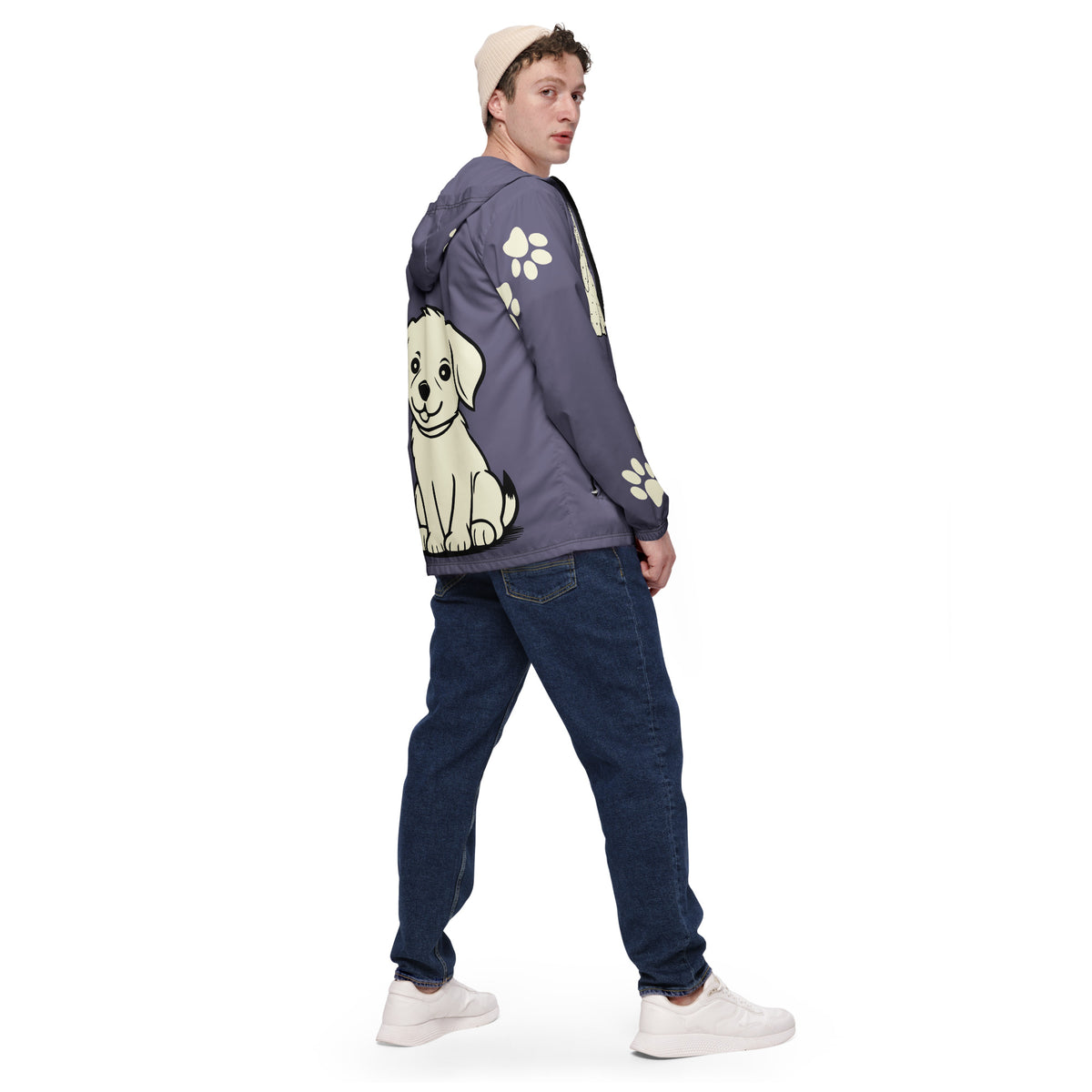 Express Your Bond with Pets in Style – Men’s Windbreaker - - Winbreakers