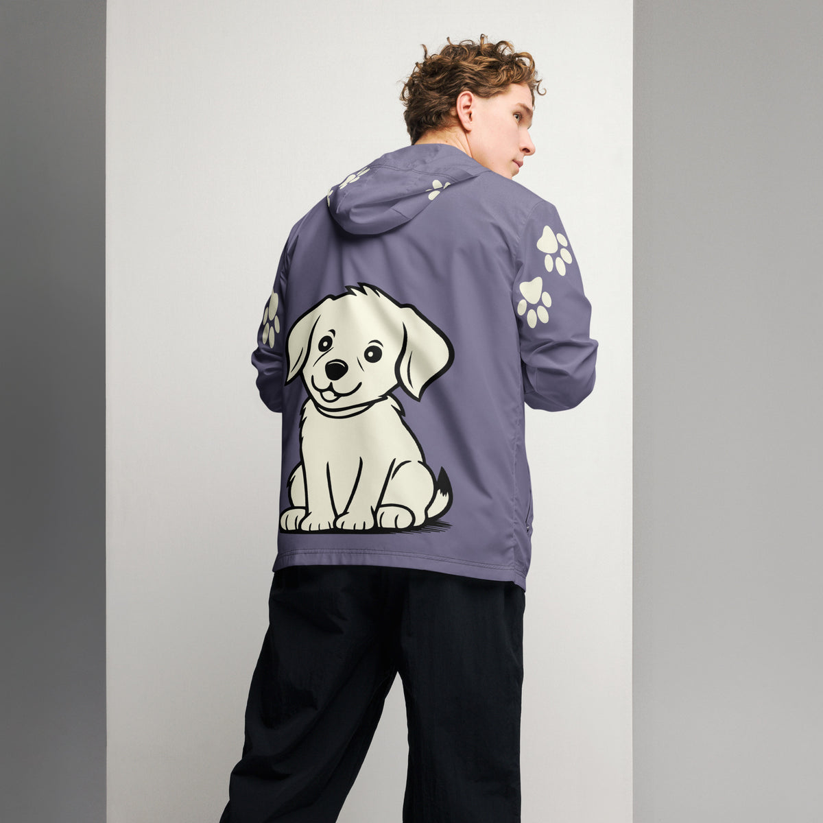 Express Your Bond with Pets in Style – Men’s Windbreaker - - Winbreakers