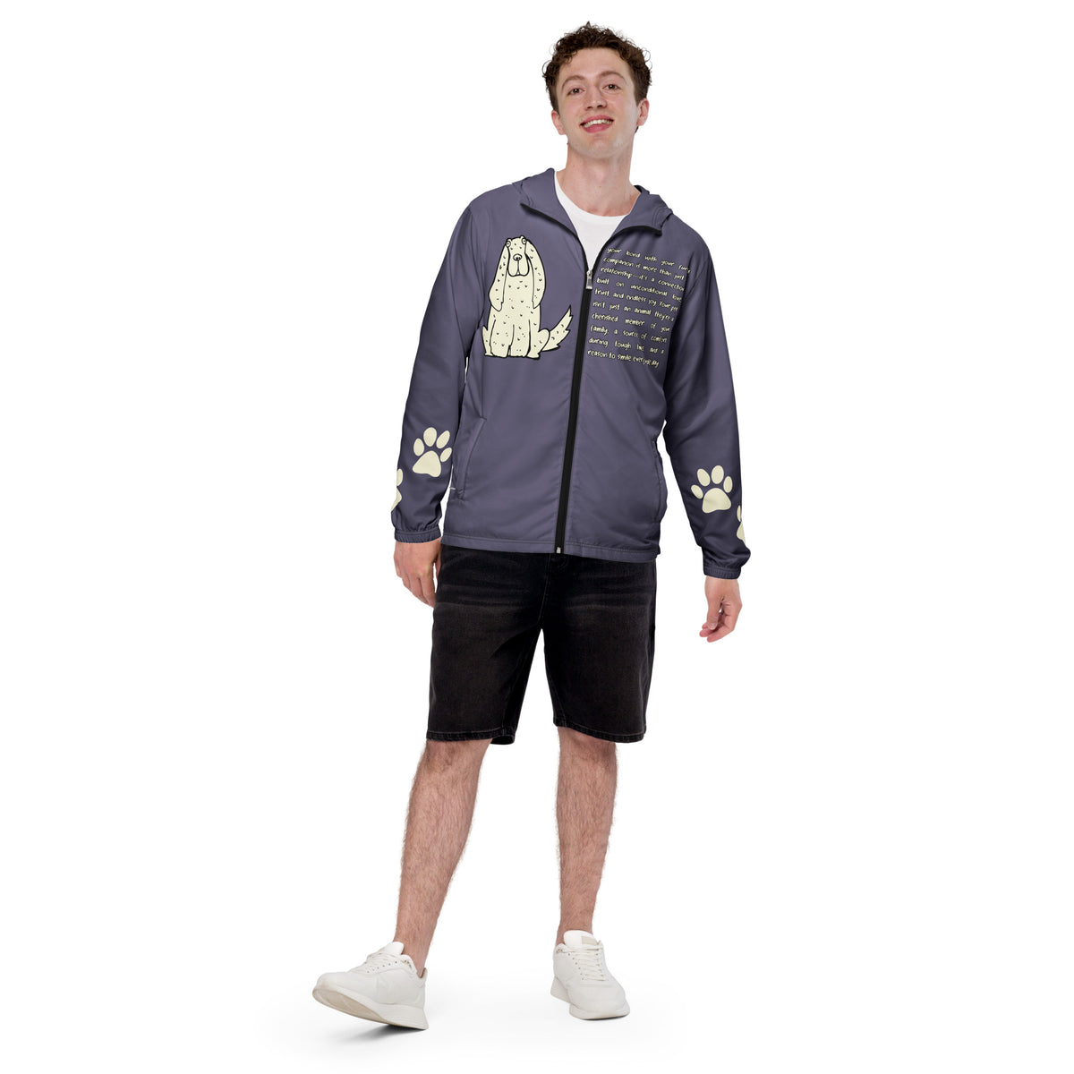 Express Your Bond with Pets in Style – Men’s Windbreaker - - Winbreakers