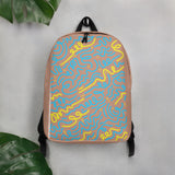 Abstract Whimsy Minimalist Backpack - Default Title - Backpacks