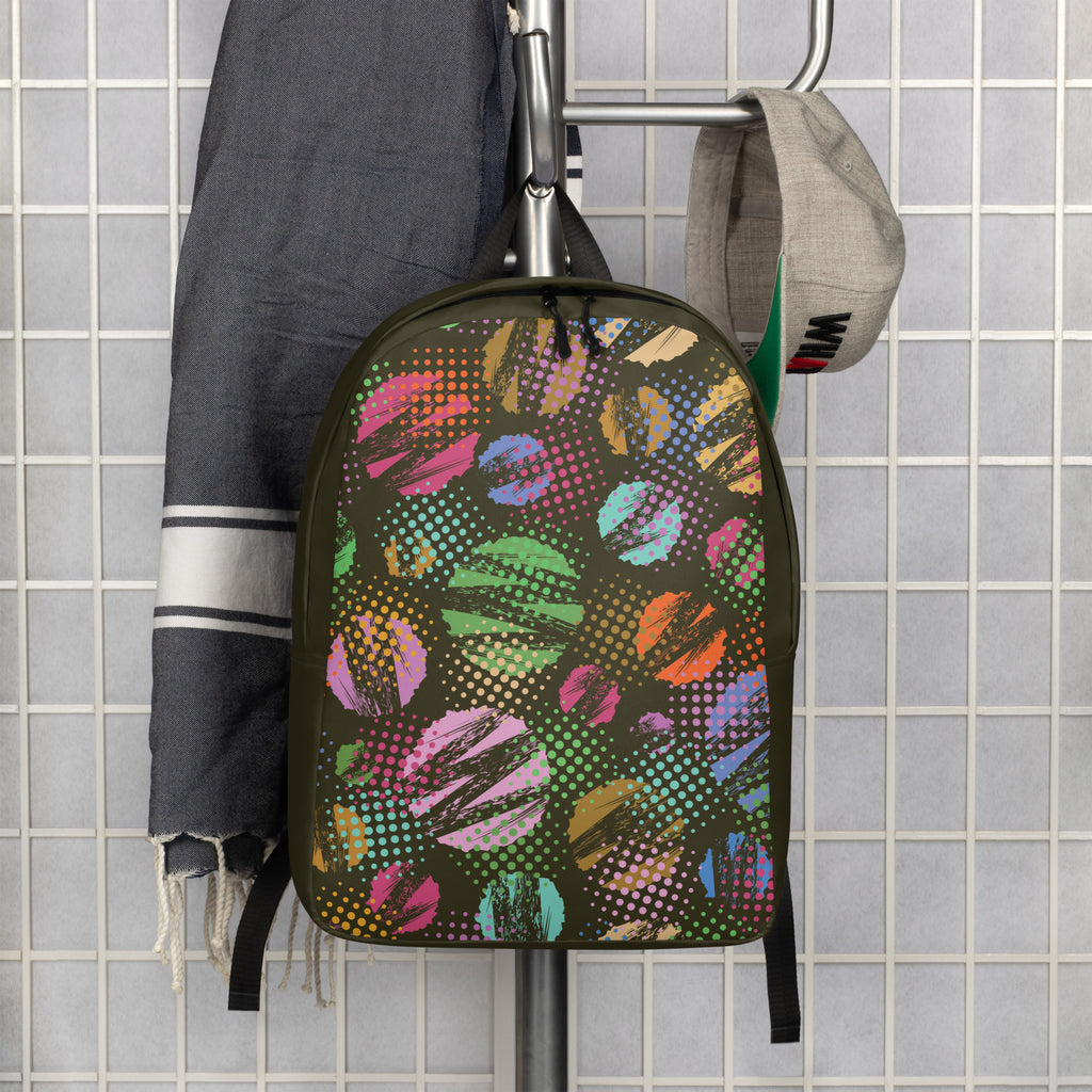 Retro Dot Delight Minimalist Backpack - Default Title - Minimalist Back