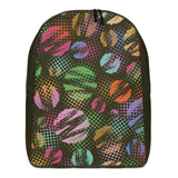 Retro Dot Delight Minimalist Backpack - - Minimalist Back