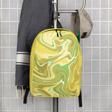 Golden Marbled Bliss Minimalist Backpack - Default Title - Backpacks