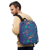 Tropical Vibes Minimalist Backpack - - Backpacks