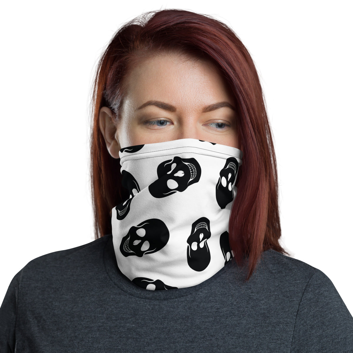 Skull Style - Versatile Neck Gaiter Neck Gaiter - -