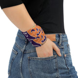 Fright Night Flair - Tropical Skull and Pumpkin Gaiter - - Hair Accessories