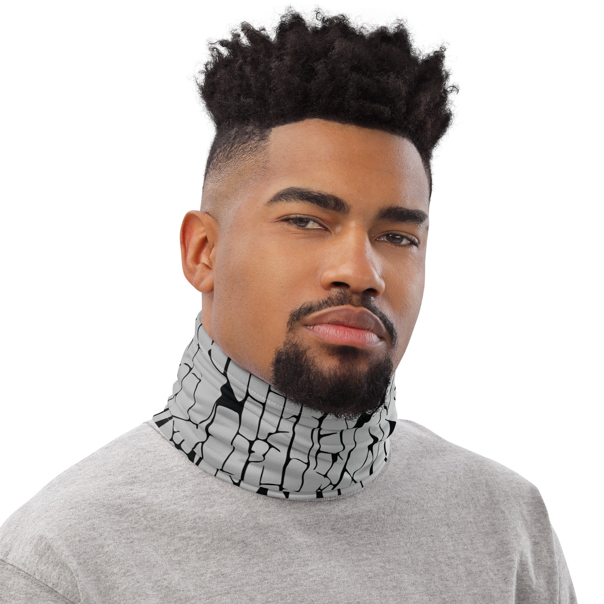 Dynamic Shatter Design Neck Warmer - - Hair Accessories