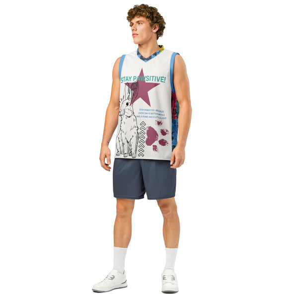 Stay Pawsitive Jersey – Gift Joy to a Pet Lover - - Jerseys