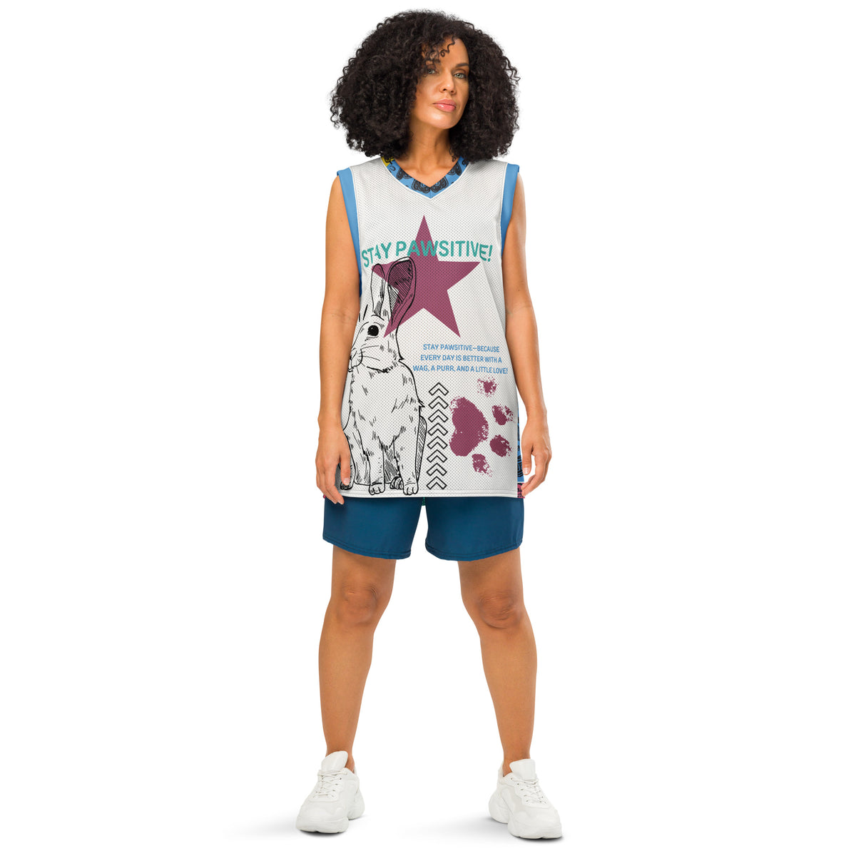 Stay Pawsitive Jersey – Gift Joy to a Pet Lover - - Jerseys