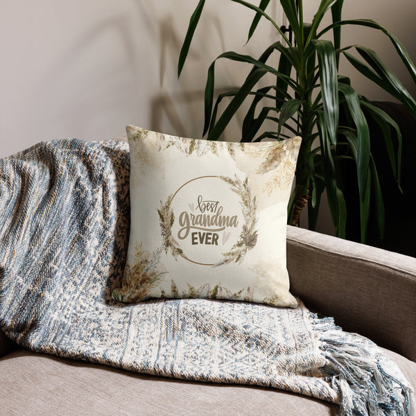 Best Grandma Ever Pillow – A Heartfelt Gift of Love - Default Title - Pillows