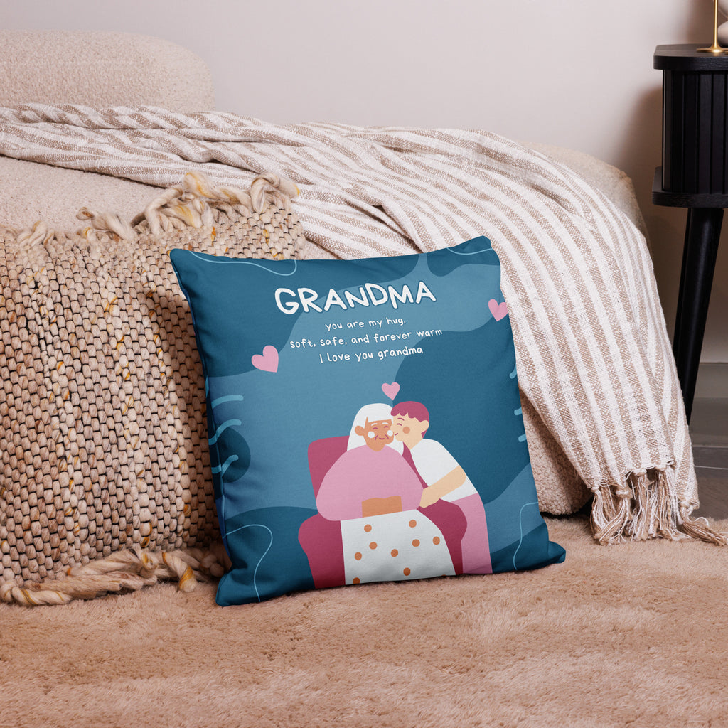 Heartfelt Hug for Grandma – Premium Pillow Gift - Default Title - Pillows