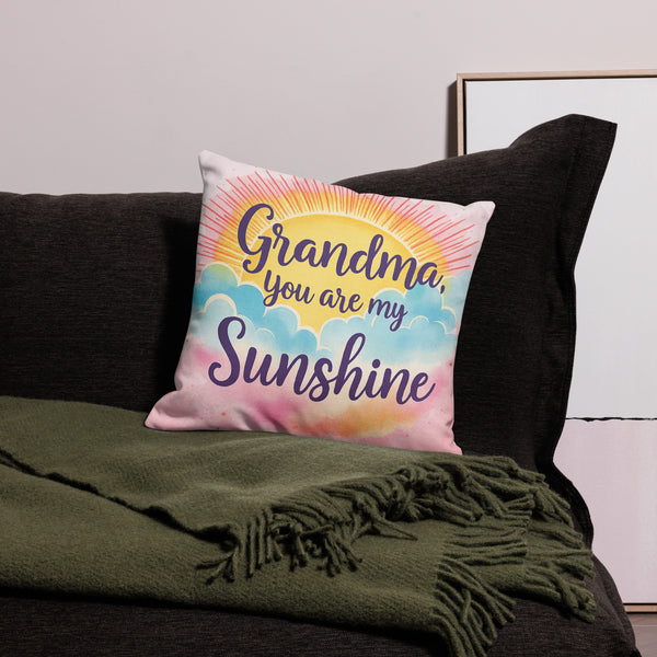 Grandma, You Are My Sunshine Pillow – A Gift of Love - Default Title - Pillows