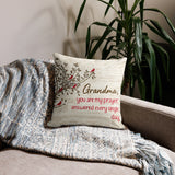 Grandma’s Prayer Premium Pillow – A Gift from the Heart - Default Title - Pillows