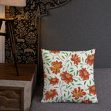 Autumn Bloom Premium Pillow – Celebrate Nature's Warmth - - Premium Pillows