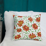 Autumn Bloom Premium Pillow – Celebrate Nature's Warmth - - Premium Pillows