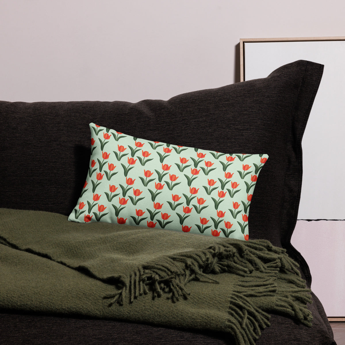 Tulip Dreamscape - Vibrant Elegance for Your Home - - Cushions