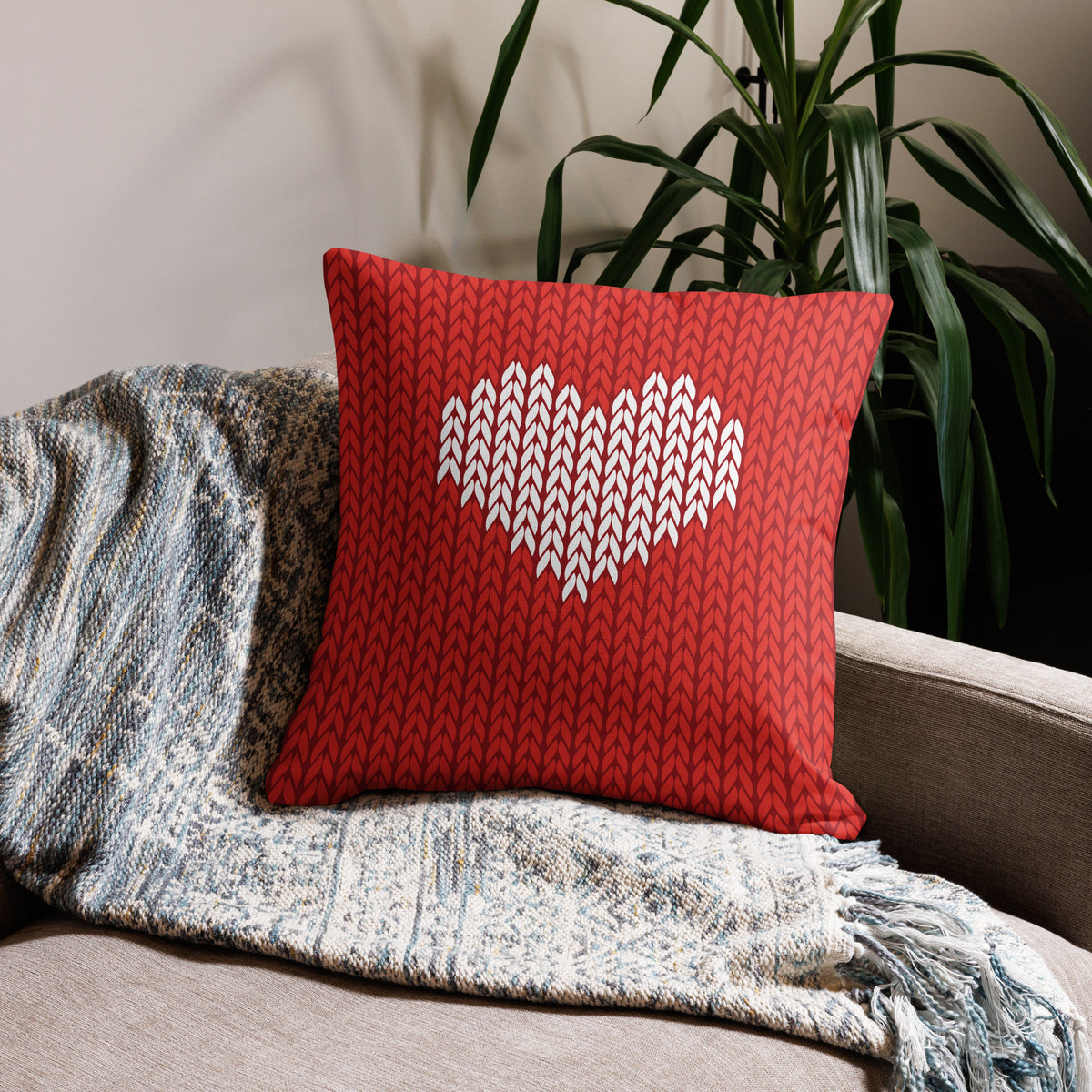 Heartfelt Memories - Romantic Cushion Gift for Her - - Premium Pillows