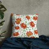 Autumn Bloom Premium Pillow – Celebrate Nature's Warmth - - Premium Pillows