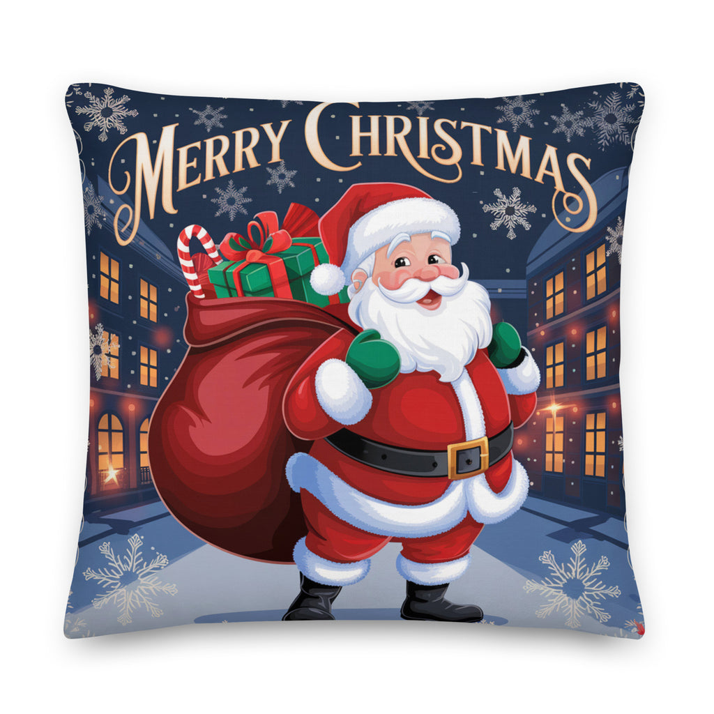 Santa’s Magic Night - Premium Christmas Pillow - Default Title - Pillows