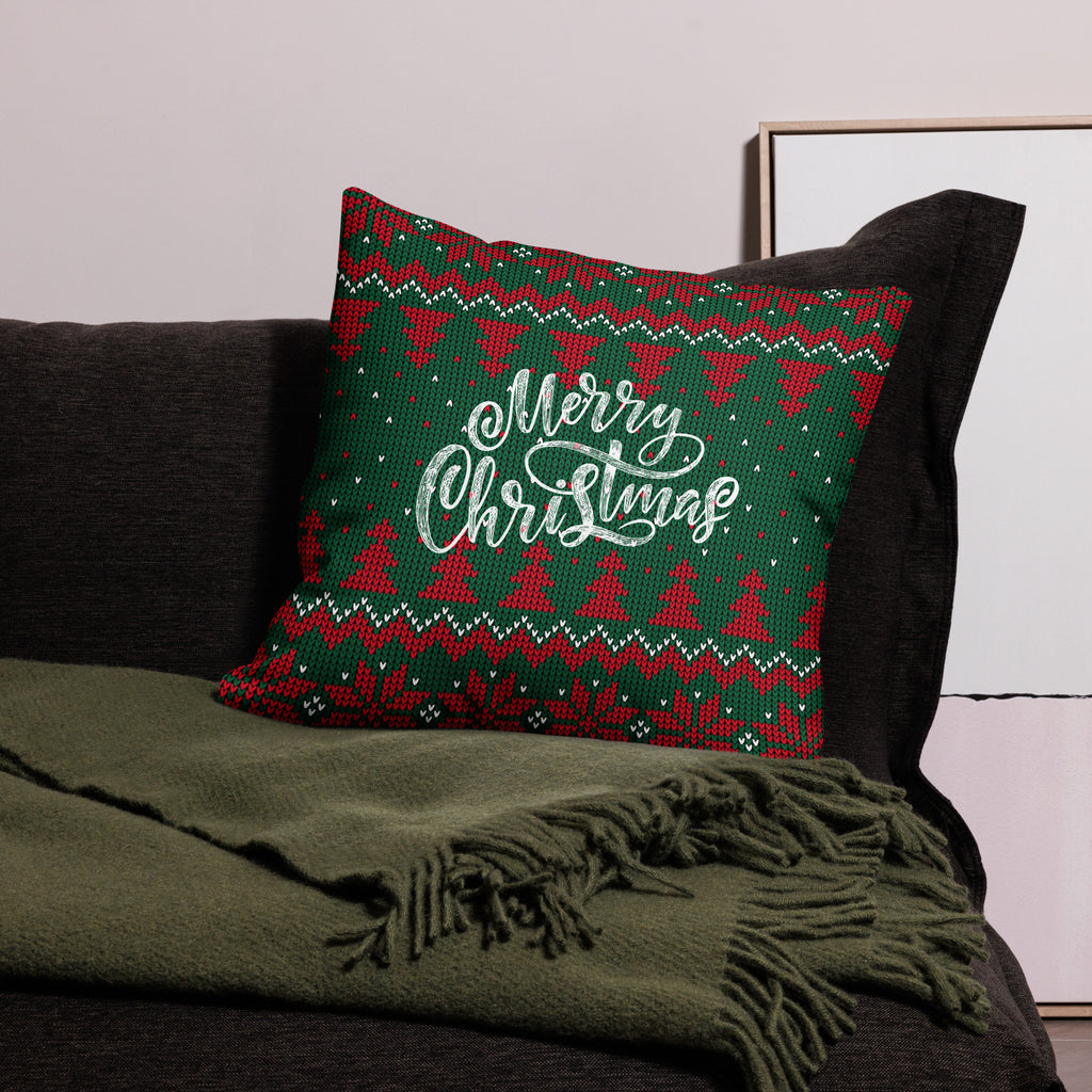 Winter Wonderland - Knitted Christmas Pillow - Default Title - Pillows