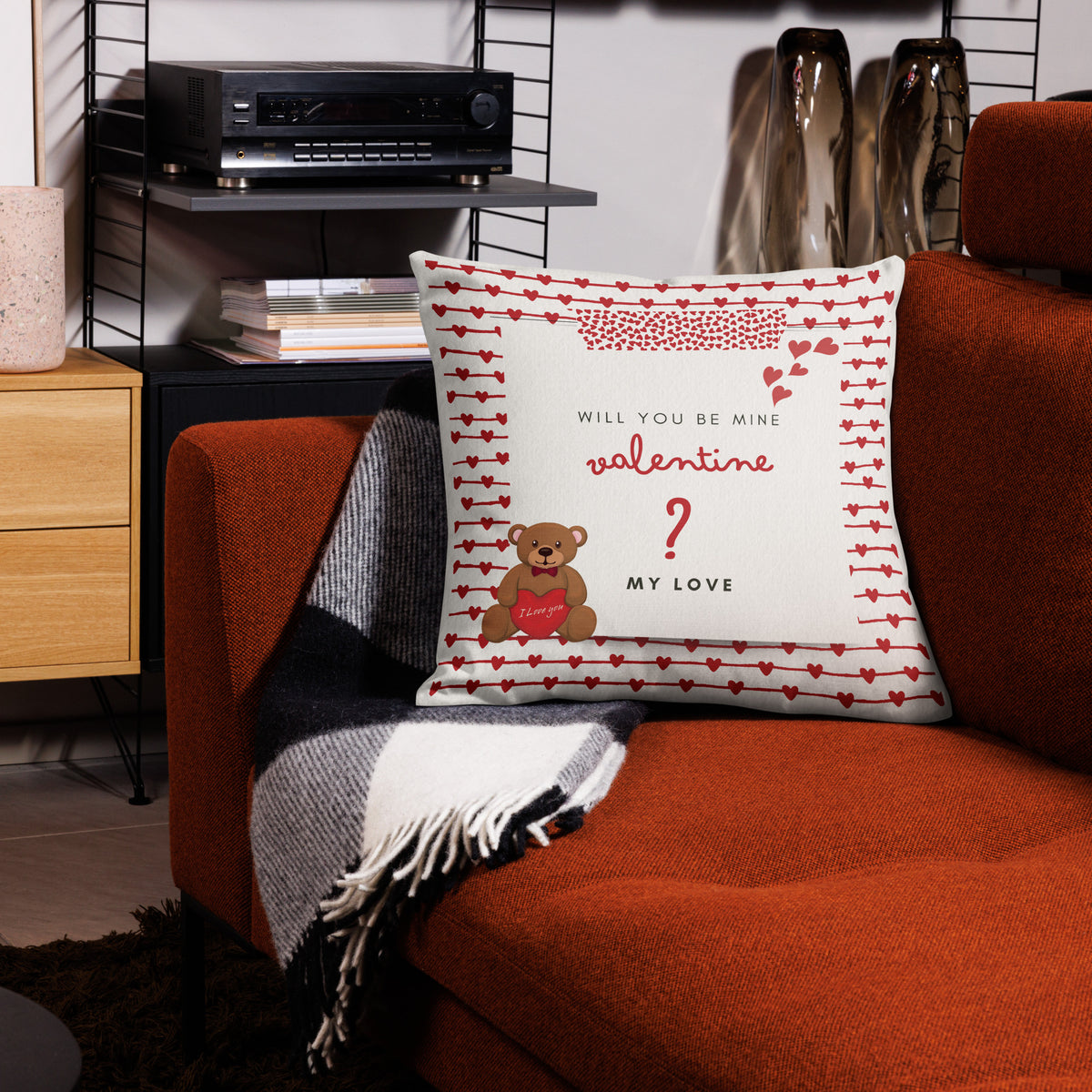 Will You Be Mine? Giftomory’s Valentine Pillow - Default Title - Premium Pillows