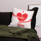 Wrapped in Love: Premium Cushion for Valentine’s Day - Default Title - Premium Pillows