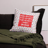 Premium Valentine Pillow for Her – XO with Every Hug - Default Title - Premium Pillows