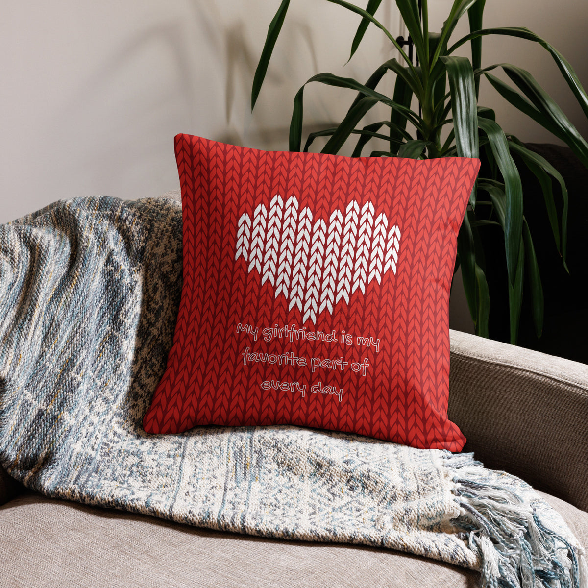 Heartfelt Memories - Romantic Cushion Gift for Her - Default Title - Premium Pillows