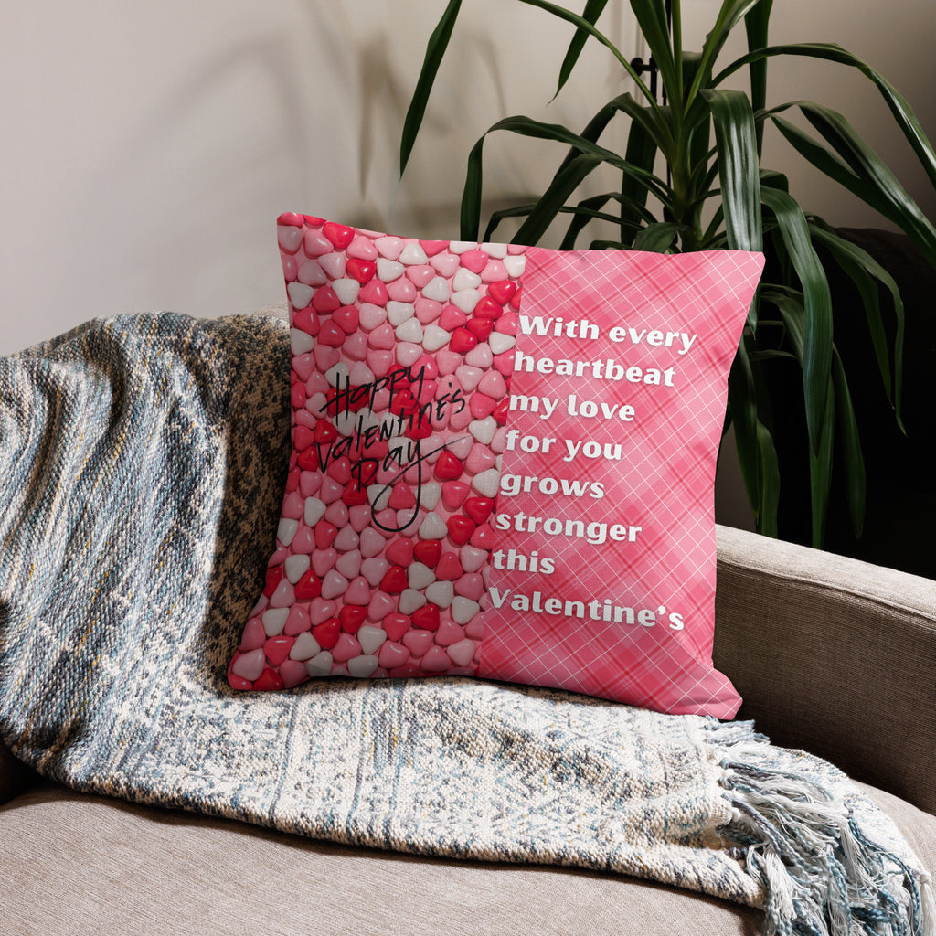 Heartbeat of Love - Valentine’s Day Pillow for Him - Default Title - Pillows