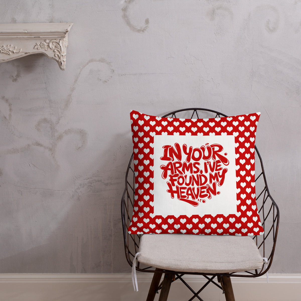 Heartfelt Haven - Valentine's Day Pillow - Default Title - Premium Pillows